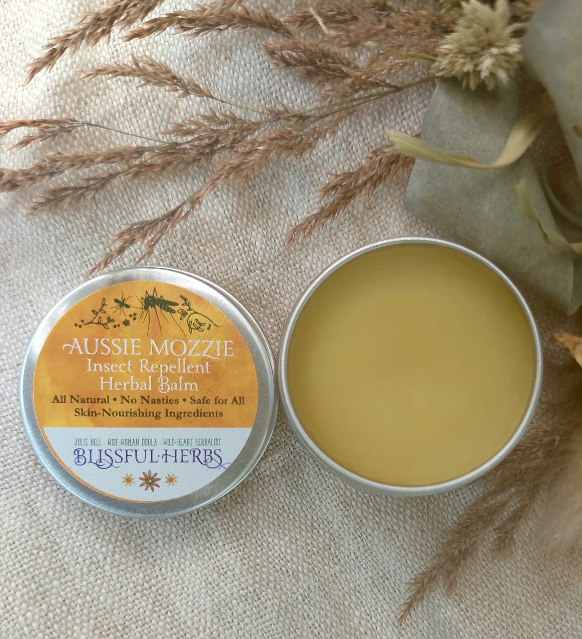 Aussie Mozzie Insect Repellent Herbal Balm